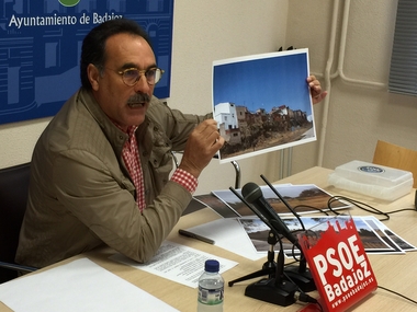 El grupo socialista pide que el ayuntamiento de Badajoz actúe de forma definitiva en la zona de la riada