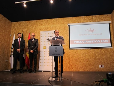La Diputación de Badajoz contempla para 2016 un presupuesto consolidado de 165,7 millones de euros
