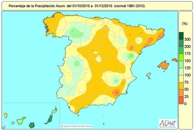Extremadura, entre las zonas del país donde se superan los valores normales de precipitaciones en el actual año hídrico