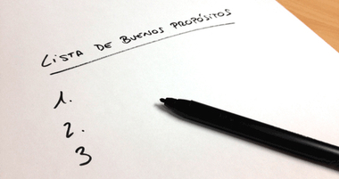 Los propósitos de año nuevo