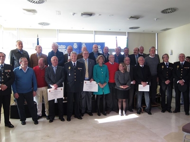 La Policía Nacional de Extremadura reconoce a 24 funcionarios del cuerpo que han pasado a la jubilación en 2015