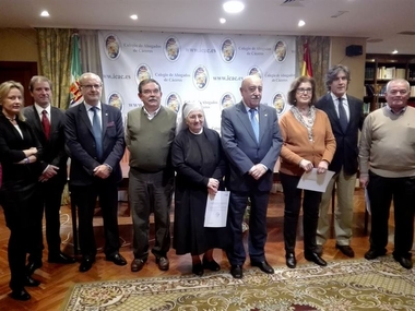 El Colegio de Abogados de Cáceres dona un año más el 0,7% de su presupuesto anual a entidades benéficas
