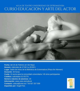 Curso educación y arte del actor