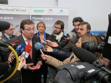 Fernández Vara apunta que la reforma laboral ha acarreado 'cosas' como el posible cierre de la mina Aguablanca