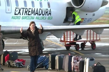 El Aeropuerto de Badajoz retoma sus vuelos con 2.900 reservas realizadas para Madrid y Barcelona este año