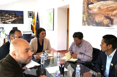 Una delegación peruana conoce en Extremadura experiencias de internacionalización y cooperación transfronteriza