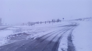 El norte de Cáceres permanece en alerta amarilla por nevadas este viernes en cotas entre los 800 y los 1.400 metros