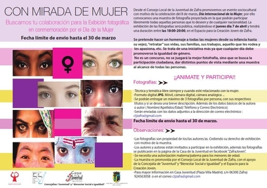Muestra fotográfica 'con mirada de la mujer'