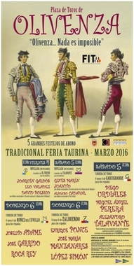 Feria taurina de Olivenza