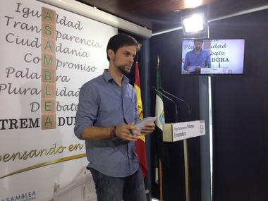 Podemos replica a la Junta que 'conocer Extremadura' debe ser 'devastar' el 'pequeño tejido productivo' regional