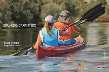 La sala Pintores 10 de Cáceres muestra pinturas sobre el descenso del río Alagón del artista Eduardo Carpintero