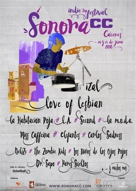 El Festival Sonoracc de Cáceres ofrece descuentos en sus entradas a titulares del Carné Joven Europeo