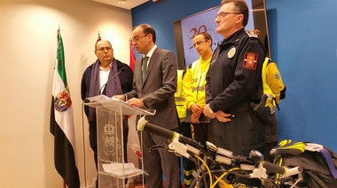 Dos bicicletas con desfibriladores recorrerán la parte antigua de Cáceres para asistir posibles emergencias