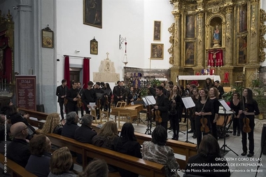 La Orquesta de las VI Jornadas Extremeñas de Orquesta Barroca cierran en Badajoz el Ciclo de Música Sacra