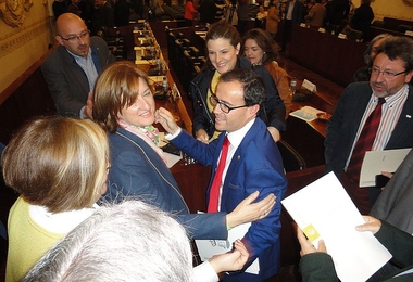 El Pleno de la Diputación de Badajoz arropa a Gallardo