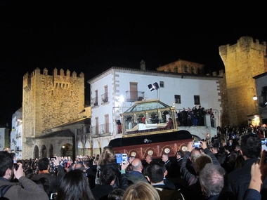 Cáceres concluye la Semana Santa con los hoteles llenos y las calles repletas de visitantes