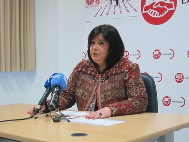 Patrocinio Sánchez, única candidata a liderar UGT Extremadura que inicia este viernes su octavo Congreso