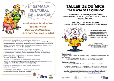 Valencia de Alcántara celebra la Semana Cultural del Mayor hasta el 17 de abril
