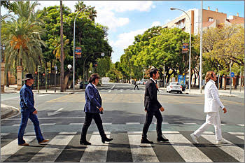 Próximas fecha de la gira nacional de los Escarabajos en homenaje a The Beatles el show ¡ qué noche la de aquel día¡ en salas de conciertos y teatros 