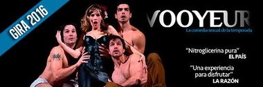 'Vooyeur', la comedia sexual de más éxito de los últimos tiempos, llega a Extremadura