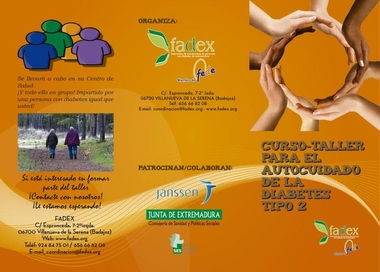 Talleres para el autocuidado de la diabetes tipo 2 en  Centros de Salud de Extremadura.