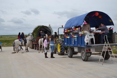 Pistoletazo de salida a la romería de san Isidro en Puebla de Sancho Pérez