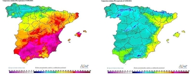 Las lluvias remiten y volverá el tiempo seco, soleado y se recuperarán la temperaturas, que son 20C menos que en 2015
