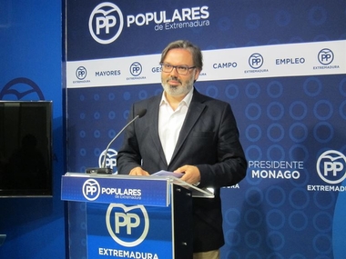 El PP extremeño considera que 'las pugnas internas' en Podemos y Ciudadanos pueden 'incidir' en el voto