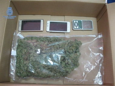Dos detenidos en Badajoz por transportar marihuana en su vehículo