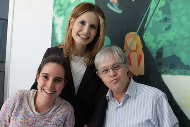 Inma Shara visita la Fundación Juan XXIII Roncalli y ofrecerá su apoyo para dar visibilidad a  la discapacidad intelectual