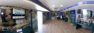 Telefónica fleta un autobús informativo sobre sus soluciones de transformación digital sostenible que pasará por Badajoz