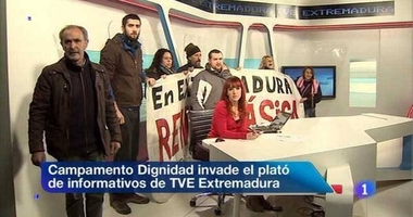 El diputado de Podemos Eugenio Romero considera que el juicio por irrumpir en TVE es una 'agresión a los más pobres'