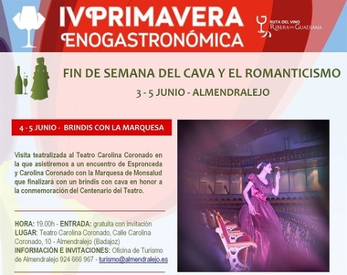 La Primavera Enograstronómica mezclará el cava y el Romanticismo este fin de semana en Almendralejo