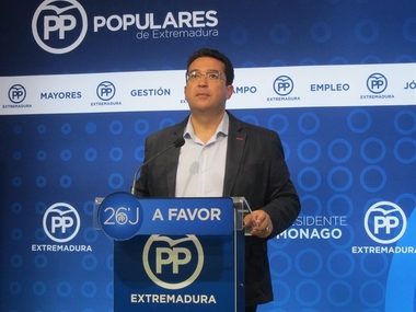 El PP de Extremadura espera que Vara entregue el borrador 