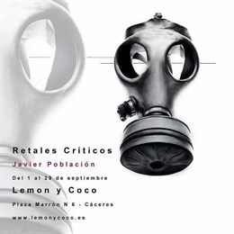 El artista Javier Población inaugura la exposición 'Retales críticos' este jueves en Cáceres