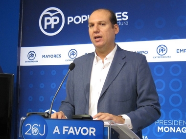El PP vincula la negociación de los PGEx 2017 al grado de cumplimiento de los acuerdos de las cuentas de 2016