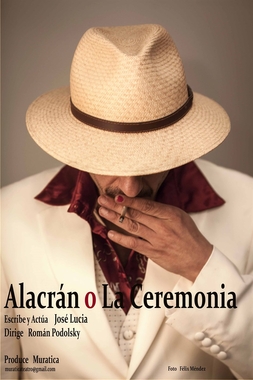 El actor extremeño José Antonio Lucia pone en escena 'Alacrán o la ceremonia' en el Teatro López de Ayala de Badajoz