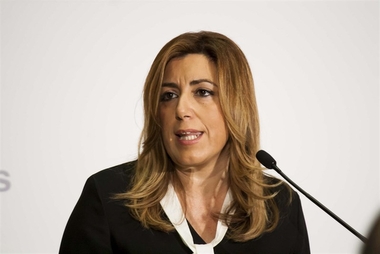Susana Díaz dice tras las palabras de Vara sobre 'gorrazos' que en el PSOE ve 'mucha fraternidad' y habrá'mucho debate'
