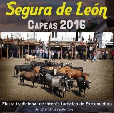 Segura de León celebra hasta el domingo sus Capeas, fiesta de Interés Turístico Regional