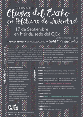 El CJEx celebra este sábado un seminario dirigido a responsables políticos