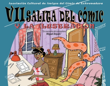 7 edición de la 'Salita del Cómic y la Ilustración de Extremadura' en Cáceres
