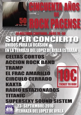 '50 años de rock pacense, la historia continúa' en el Teatro López de Ayala