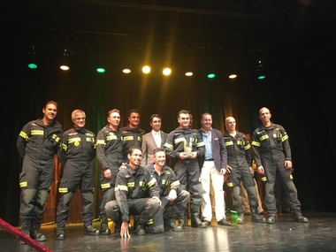 Puebla de la Calzada premia a su Parque de Bomberos por 'el buen servicio' prestado a la localidad