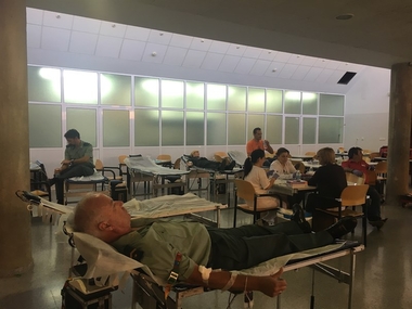 La Hermandad de Donantes de Sangre visita la Comandancia de la Guardia Civil