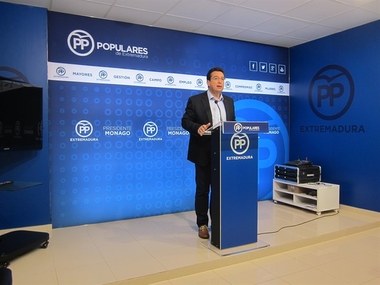 El PP extremeño insiste en que España necesita 'sin más dilación' un Gobierno para generar 'estabilidad'