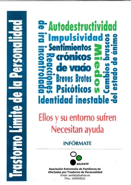La Asociación de Familiares de Afectados por Trastorno de Personalidad pone en marcha talleres de psicoterapia