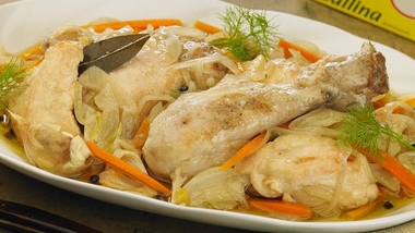 Alitas de pollo en escabeche