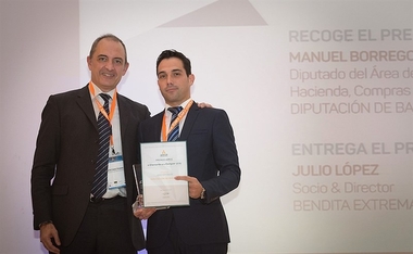 La Asociación Española de Profesionales de Compras, Contratación y Aprovisionamientos premia a la Diputación de Badajoz
