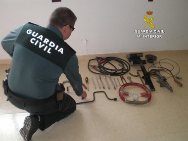 Detenido un vecino de Santa Ana (Cáceres) acusado de seis robos en casas de campo y explotaciones agrarias
