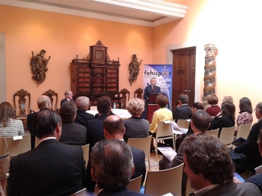Badajoz presenta en Lisboa la próxima edición de Fehispor, que incorpora como novedad una exposición sobre Star Wars